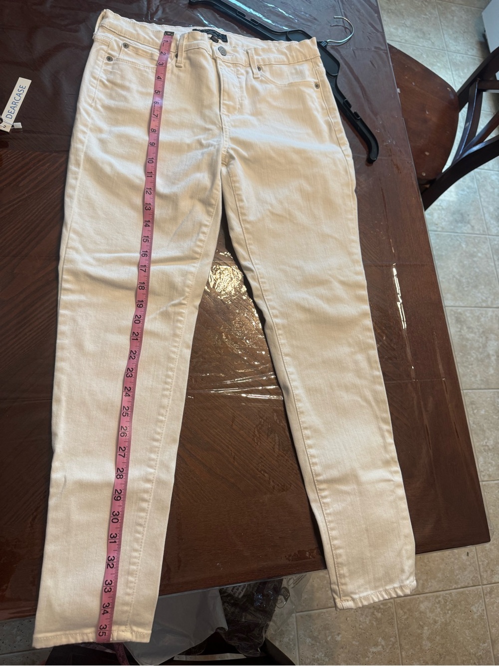 Banana Republic Sculpt Skinny Jeans in Off-White
